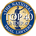 The National Top 40 Under 40 Trial Lawyers Badge
