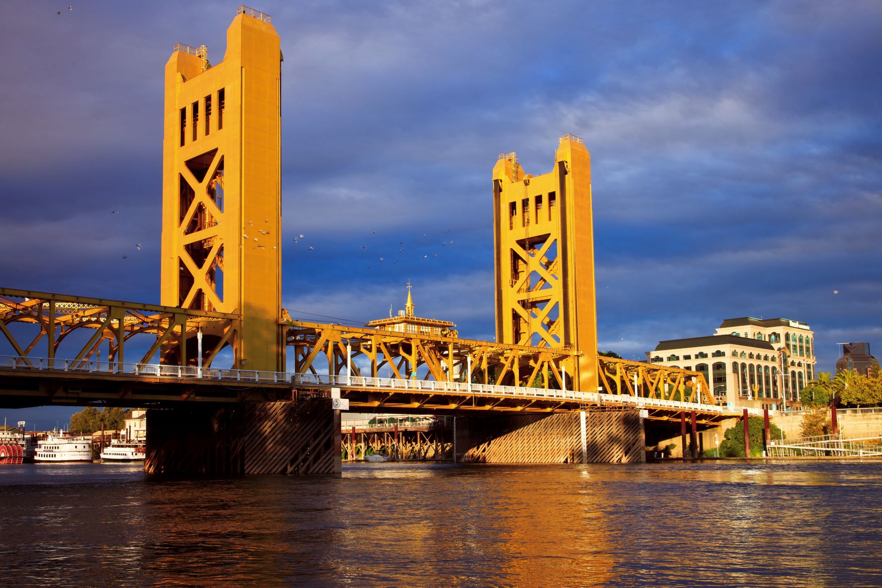 Tower bridge in Sacramento.