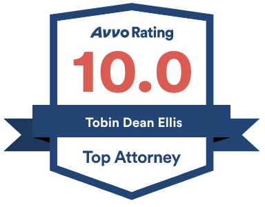 Avvo Rating - 10.0 Tobin Dean Ellis Top Attorney