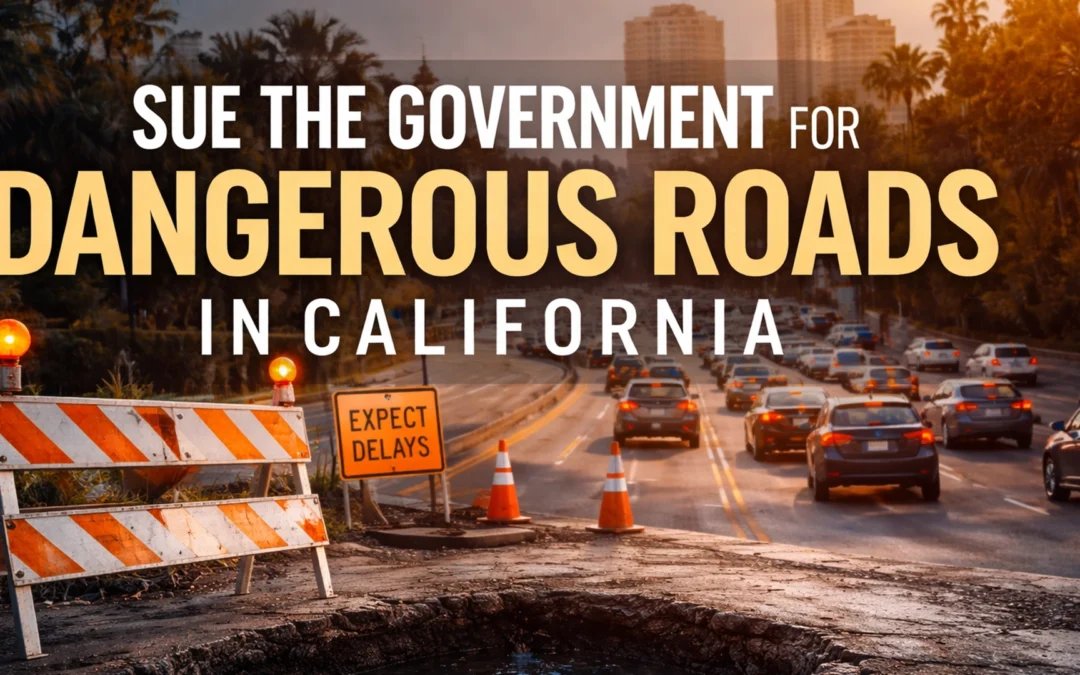 Can I Sue a Government Entity for Dangerous Roads in California?
